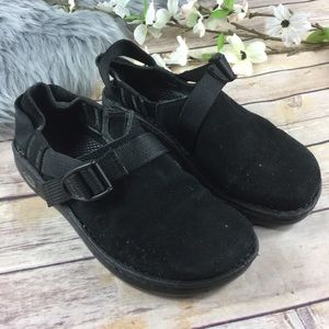 Chaco Black Leather Sandals